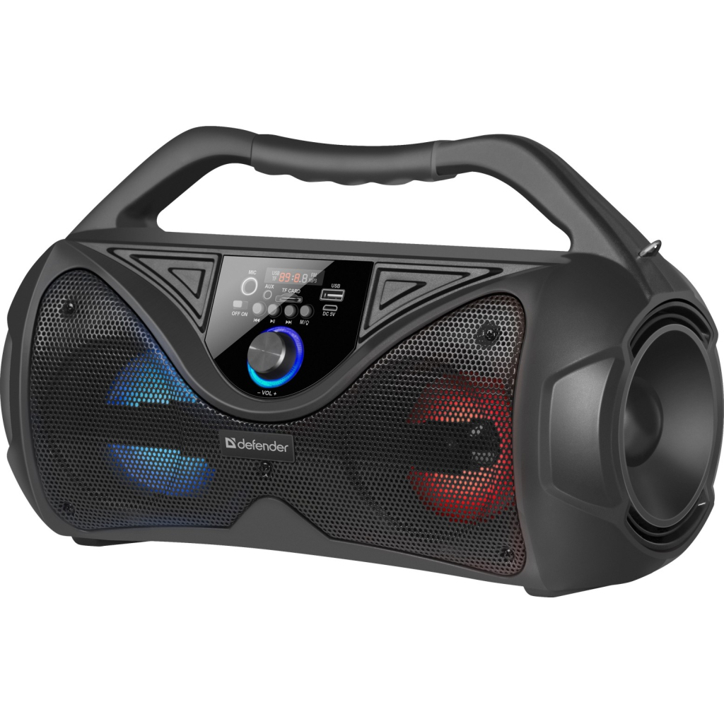 Акустическая система Defender G108 Light/BT/FM/USB/LED/MIC Black (65108) - 1