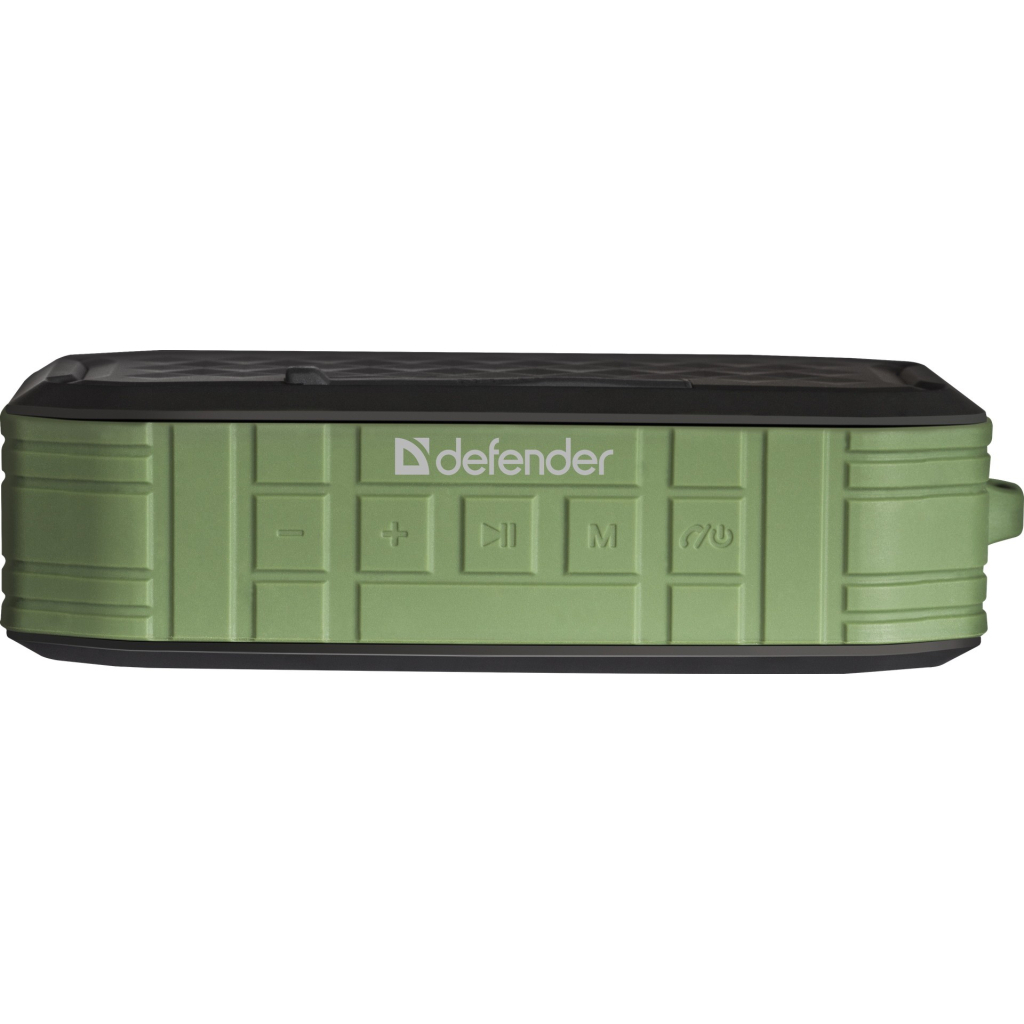 Акустическая система Defender G14 IP66 7Вт Bluetooth//FM/TF/USB/AUX Black/Green (65014) - 3