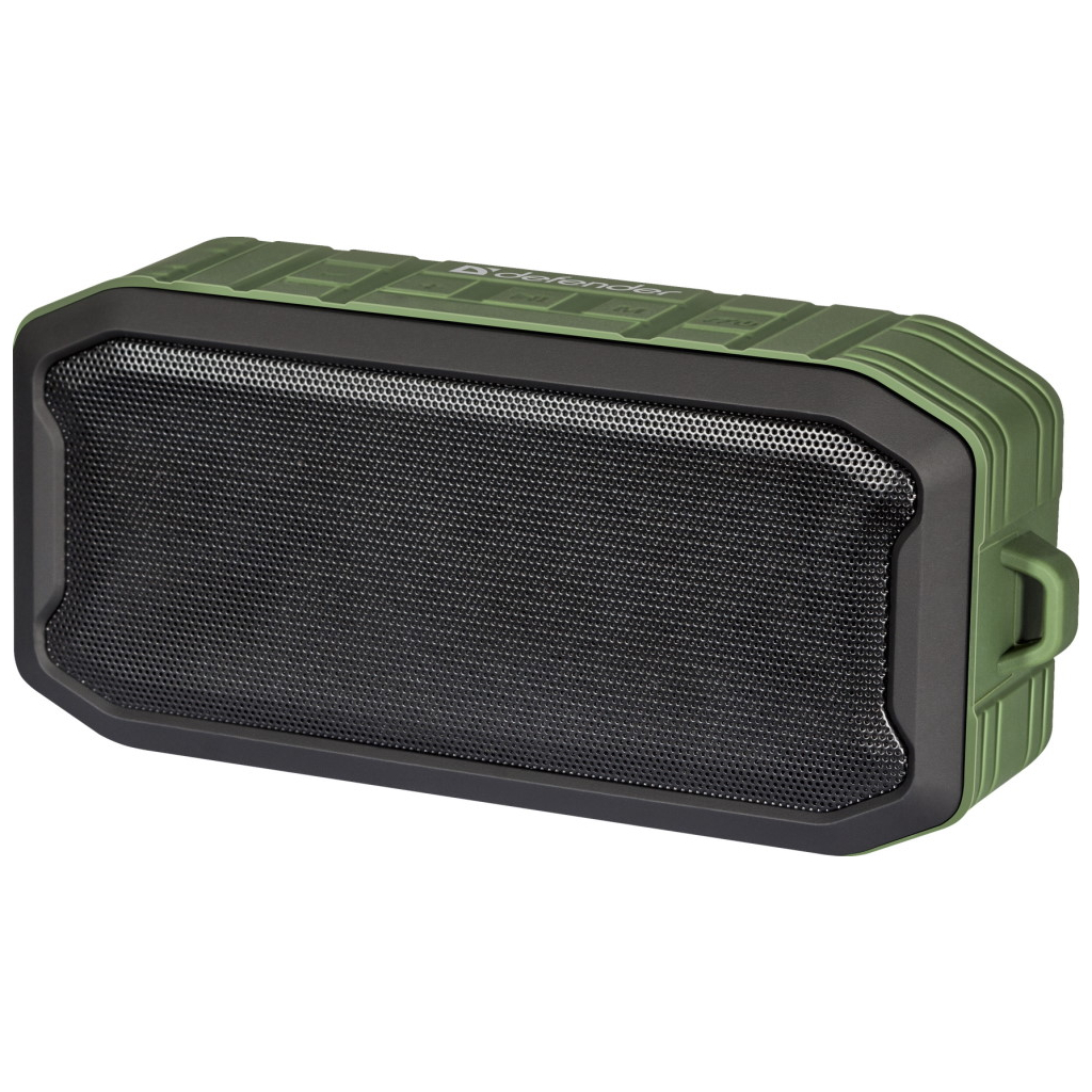 Акустическая система Defender G14 IP66 7Вт Bluetooth//FM/TF/USB/AUX Black/Green (65014)