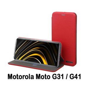 Чехол для моб. телефона BeCover Exclusive Motorola Moto G31 / G41 Burgundy Red (707912)