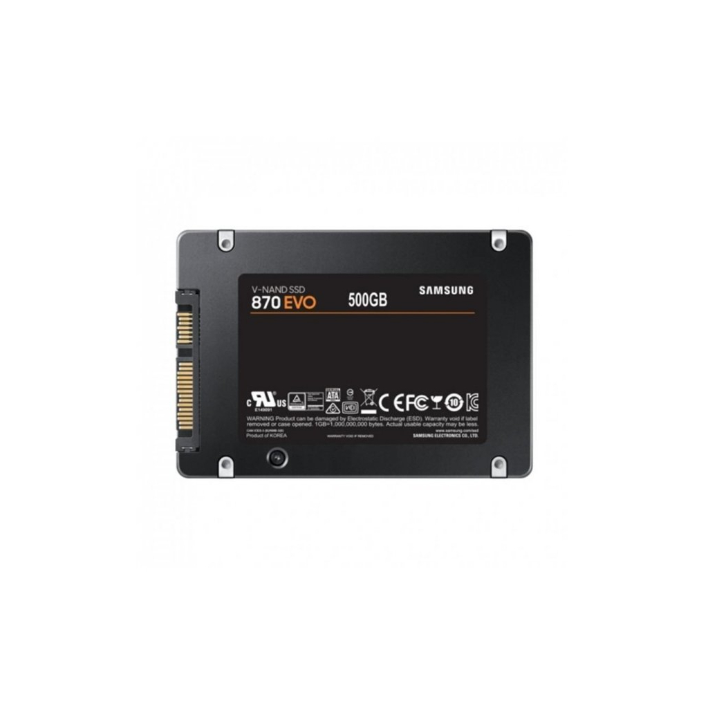 Накопитель SSD 2.5" 500GB 870 EVO Samsung (MZ-77E500B/EU) - 2
