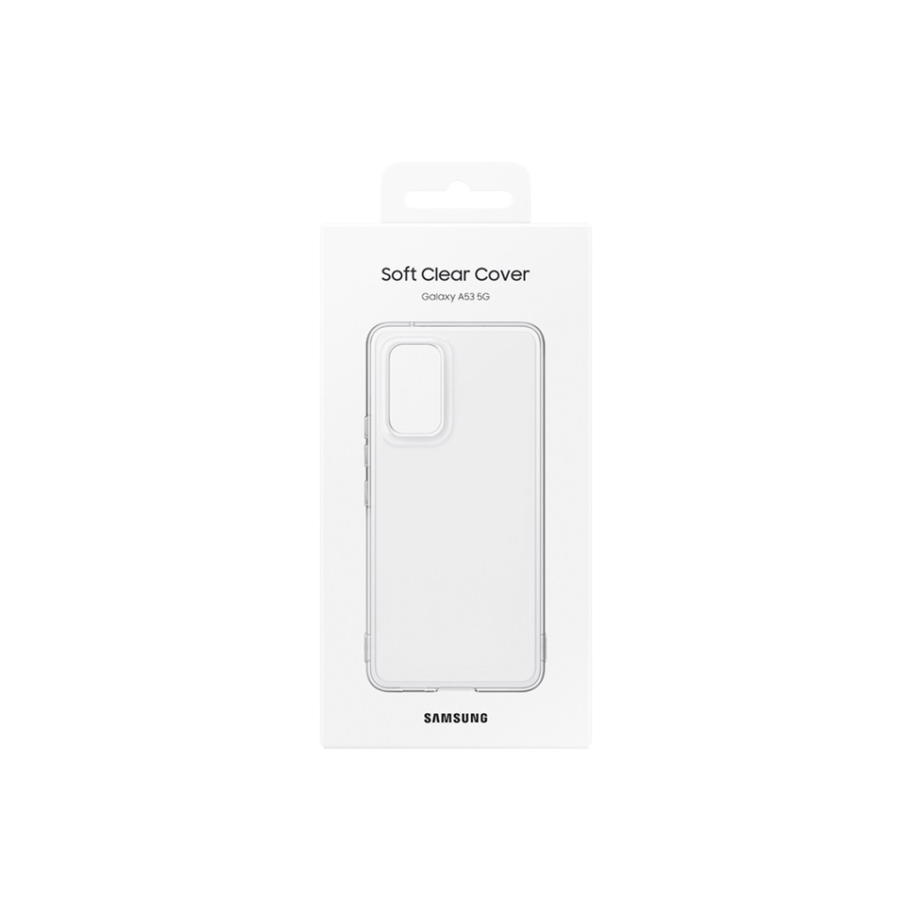 Чехол для моб. телефона Samsung Soft Clear Cover Galaxy A53 (A536) Transparent (EF-QA536TTEGRU) - 5