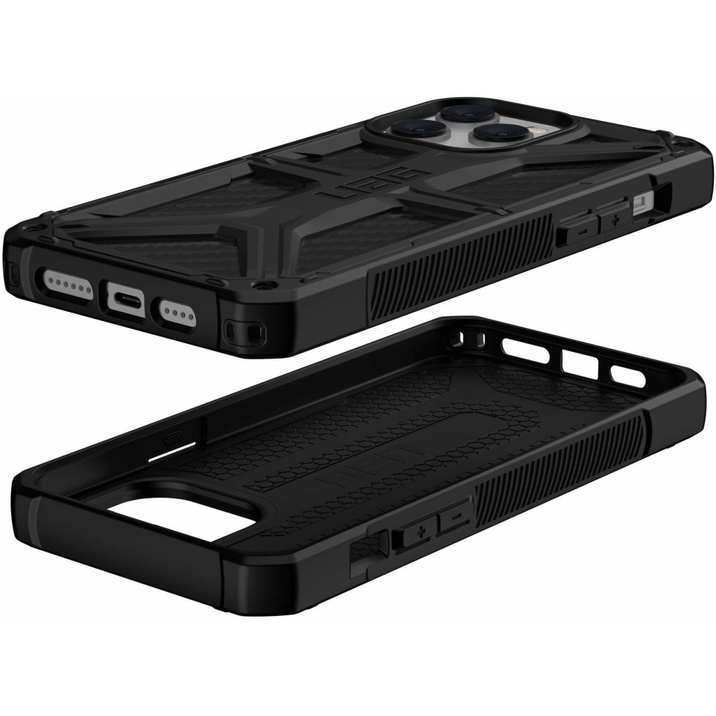 Чехол для моб. телефона Uag Apple iPhone 14 Pro Max Monarch, Carbon Fiber (114035114242) - 6