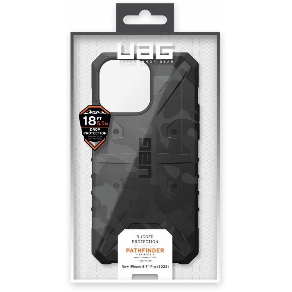 Чехол для моб. телефона Uag Apple iPhone 14 Pro Max Pathfinder SE, Midnight Camo (114059114061) - 8
