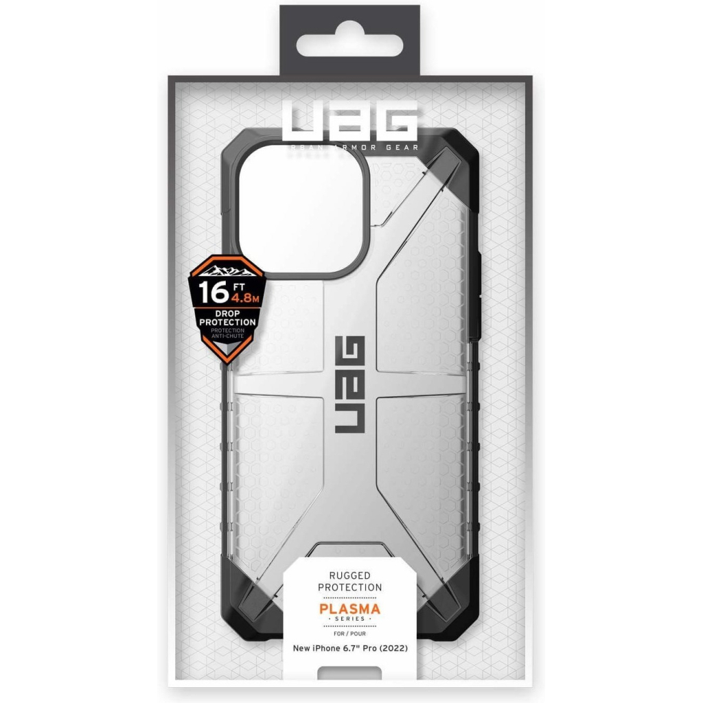 Чехол для моб. телефона Uag Apple iPhone 14 Pro Max Plasma, Ice (114067114343) - 8