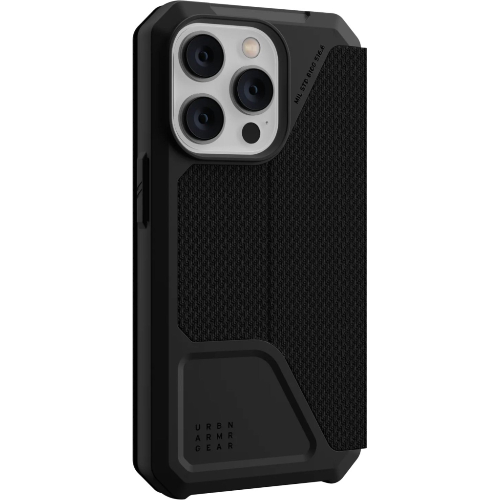 Чехол для моб. телефона Uag Apple iPhone 14 Pro Metropolis, Kevlar Black (114046113940) - 1