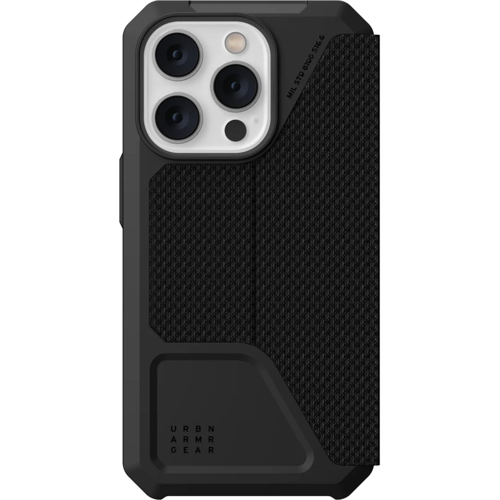 Чехол для моб. телефона Uag Apple iPhone 14 Pro Metropolis, Kevlar Black (114046113940)