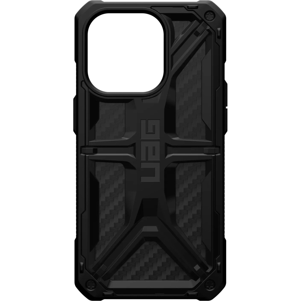 Чехол для моб. телефона Uag Apple iPhone 14 Pro Monarch, Carbon Fiber (114034114242) - 9