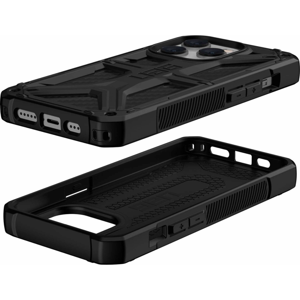 Чехол для моб. телефона Uag Apple iPhone 14 Pro Monarch, Carbon Fiber (114034114242) - 10