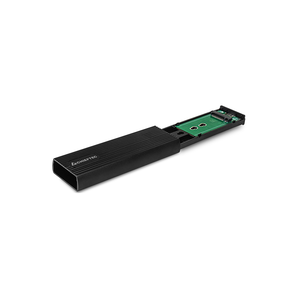 Карман внешний Chieftec USB 3.2 Gen2 Type-C M.2 PCIe NVMe/SATA SSD (CEB-M2C-TL) - 2