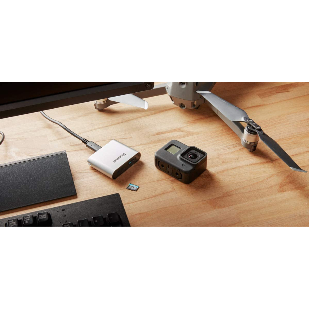 Считыватель флеш-карт Kingston Workflow Dual-Slot microSDHC/XC UHS-II (WFS-SDC) - 2