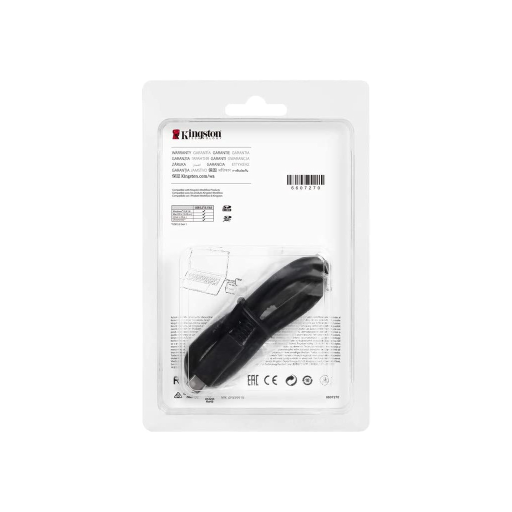 Считыватель флеш-карт Kingston Workflow Dual-Slot SDHC/SDXC UHS-II (WFS-SD) - 4