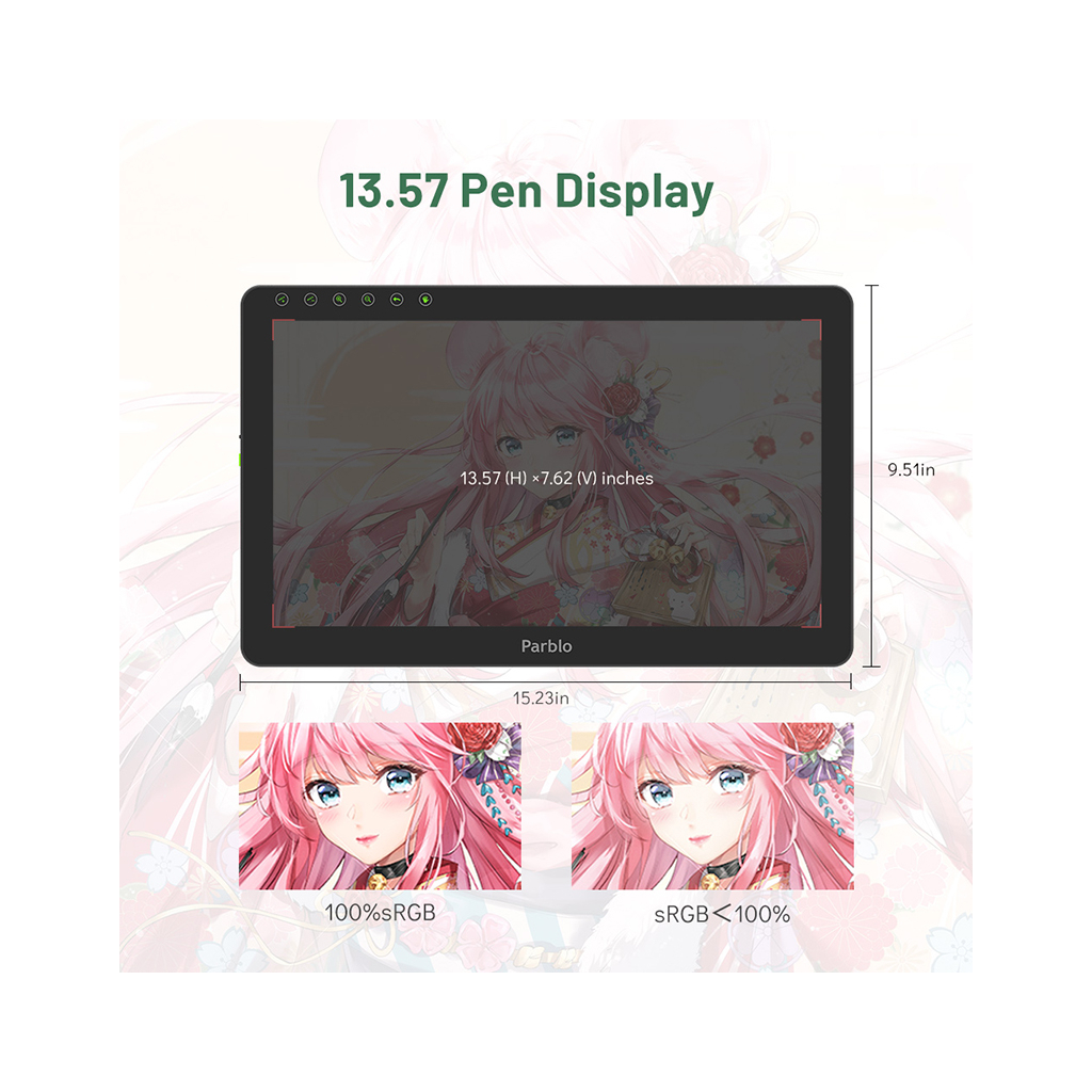 Планшет-монитор Parblo Coast 16 Pro (COAST16PRO) - 1