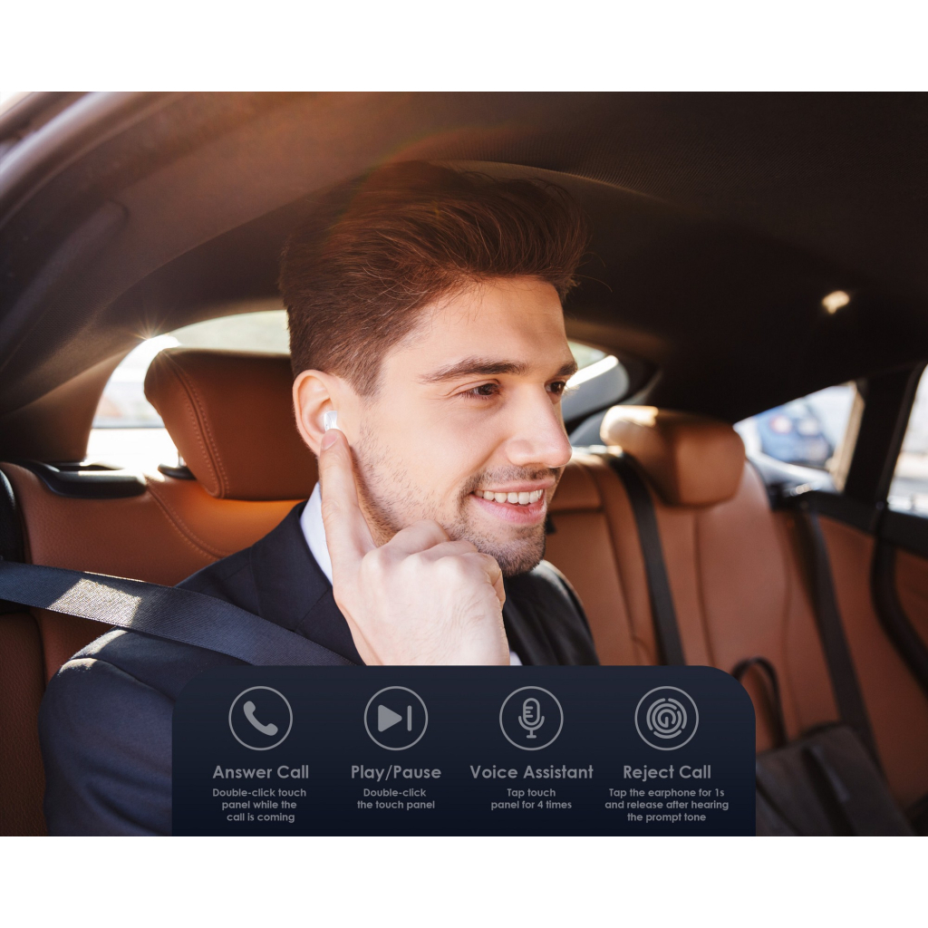 Наушники Tecno Minipods M1 Mono White (4895180759475) - 1