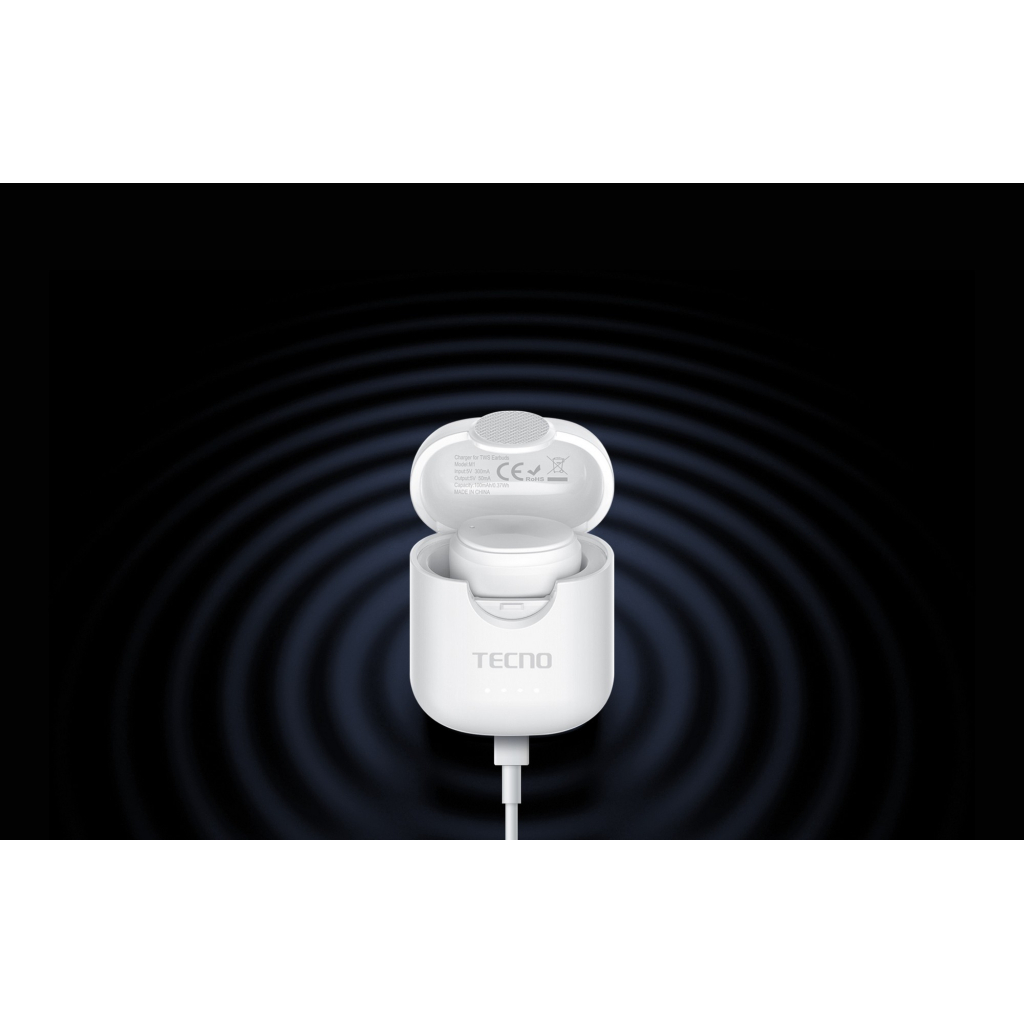 Наушники Tecno Minipods M1 Mono White (4895180759475) - 8