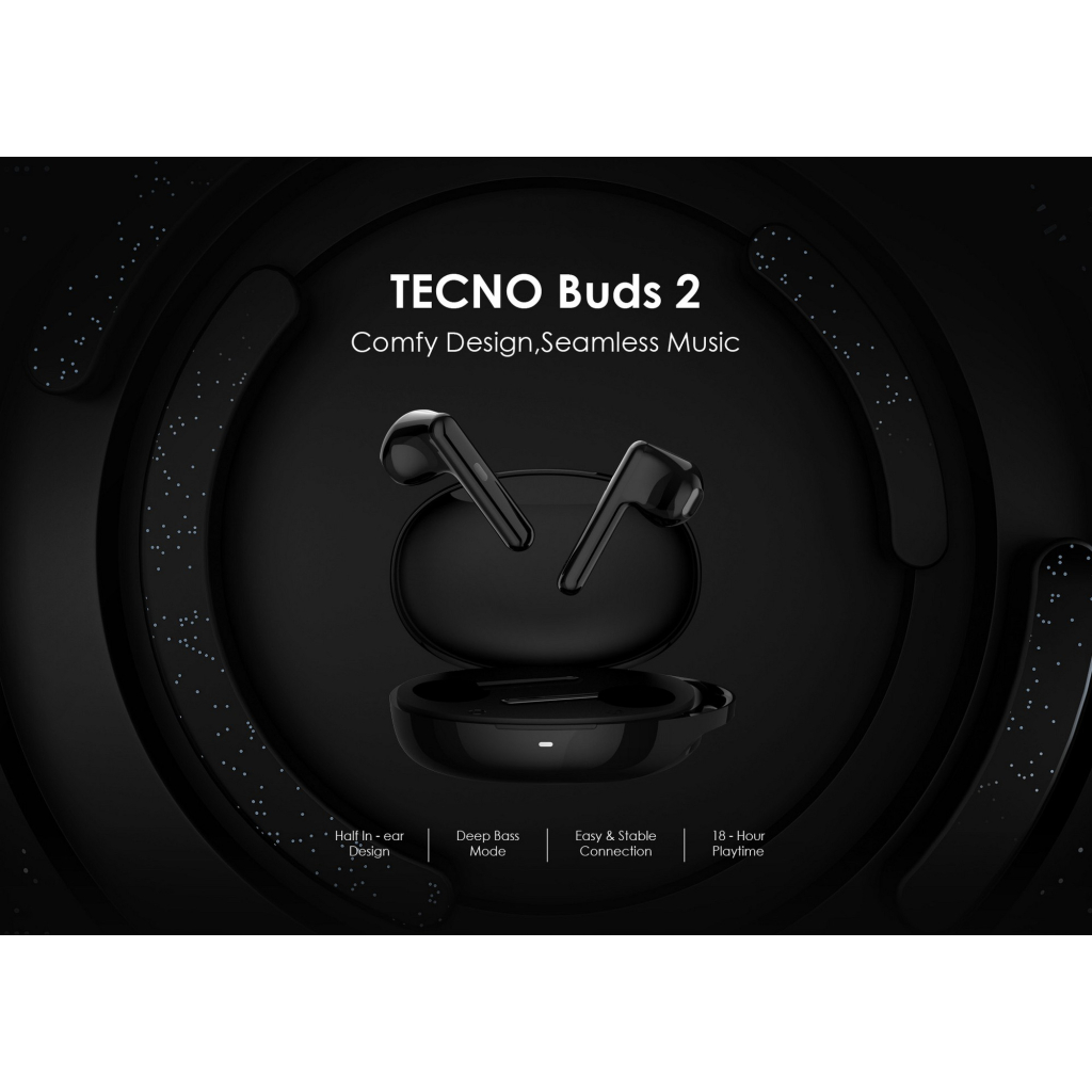 Наушники Tecno Buds 2 Black (4895180765681) - 8