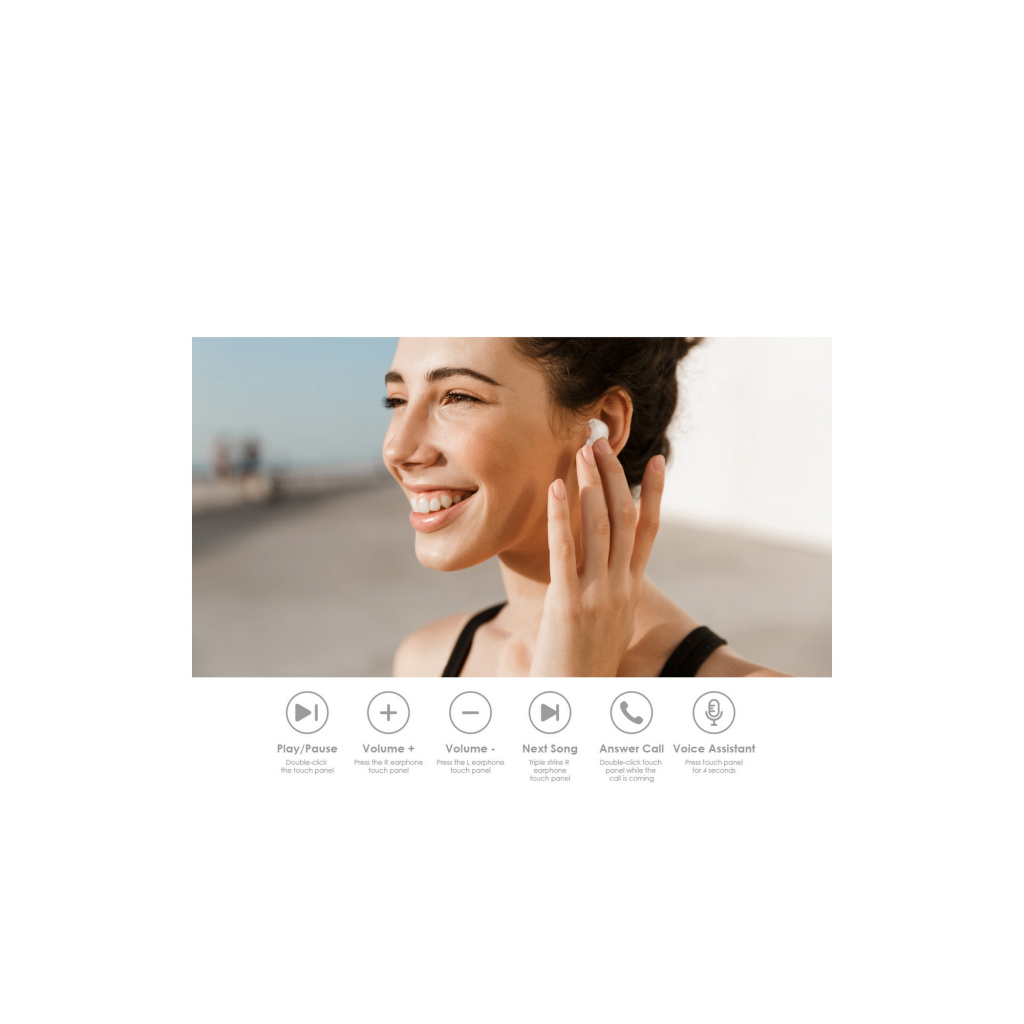 Наушники Tecno Hipods H2 White (4895180756405) - 1