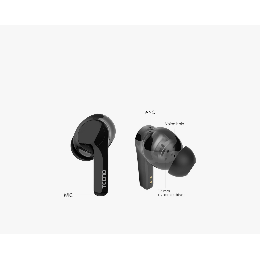Наушники Tecno Hipods H3 Black (4895180768019) - 4