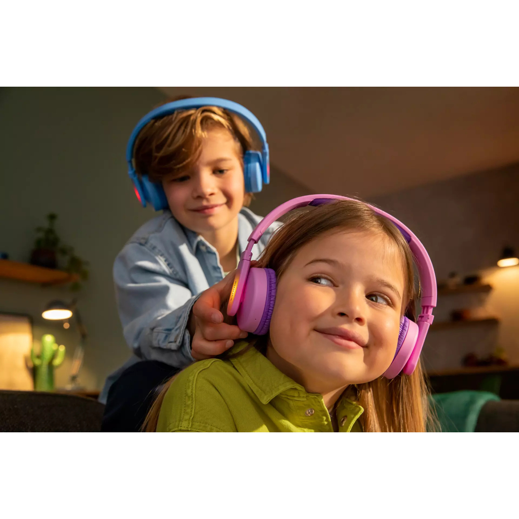 Наушники Philips Kids TAK4206 On-ear Colored light panels Wireless Blue (TAK4206BL/00) - 8