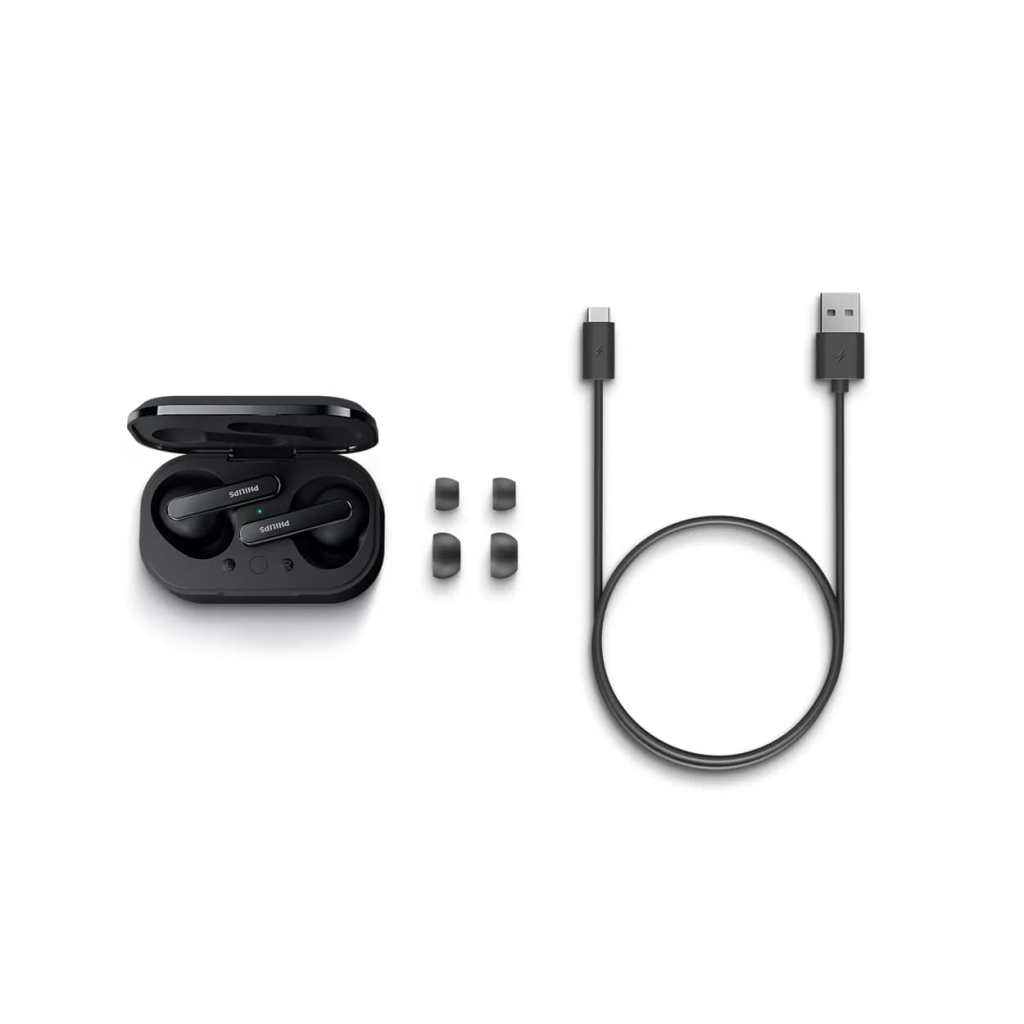 Наушники Philips TAT5506 TWS ANC Pro IPX5 Touch control Mic Black (TAT5506BK/00) - 8