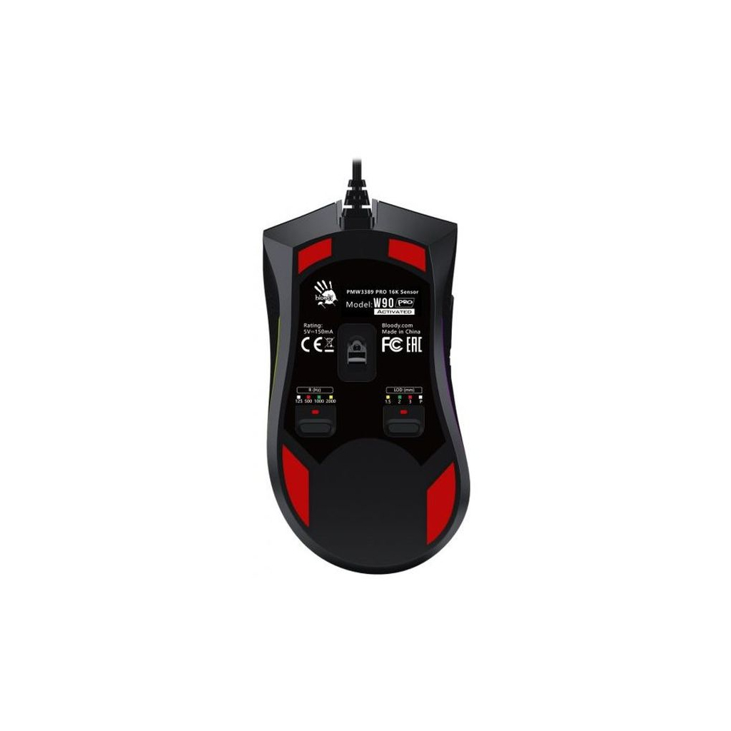 Мышка A4Tech Bloody W90 Pro Stone black - 2