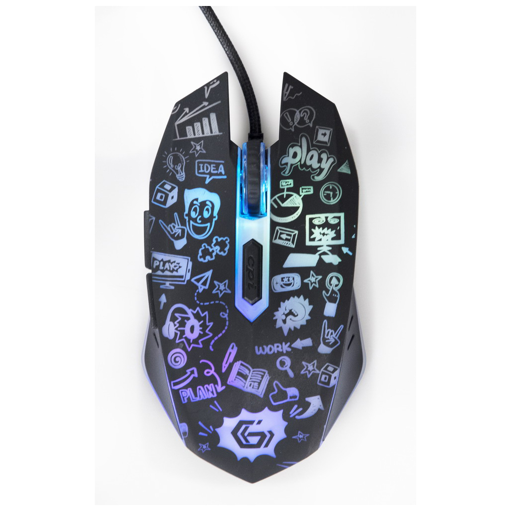 Мышка Gembird MUS-6B-GRAFIX-01 USB Black (MUS-6B-GRAFIX-01) - 1