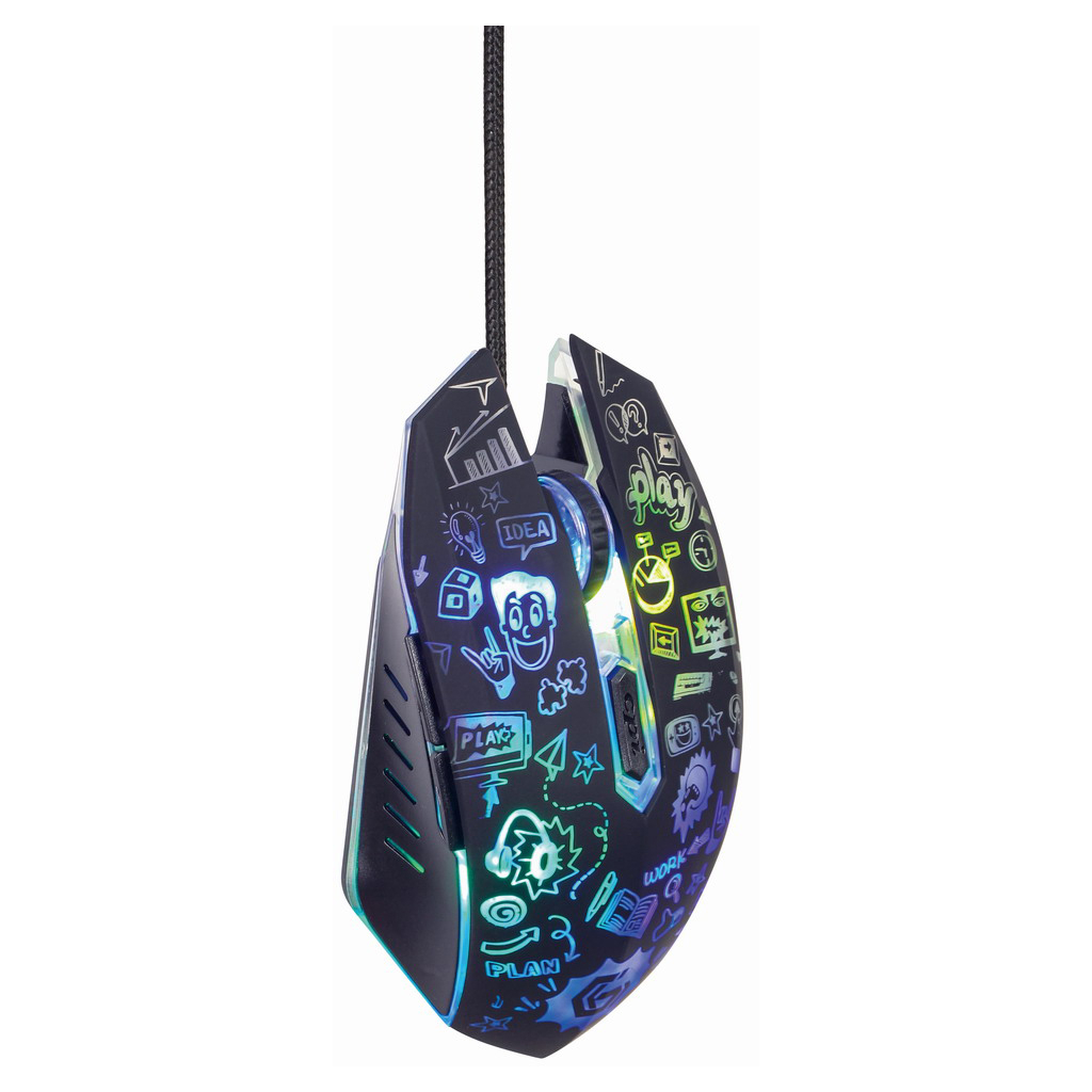 Мышка Gembird MUS-6B-GRAFIX-01 USB Black (MUS-6B-GRAFIX-01) - 3