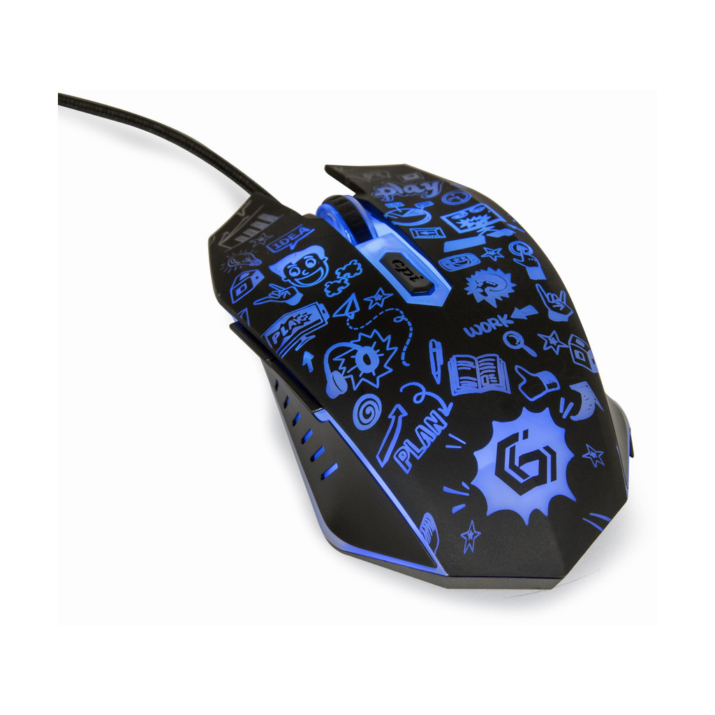 Мышка Gembird MUS-6B-GRAFIX-01 USB Black (MUS-6B-GRAFIX-01) - 4