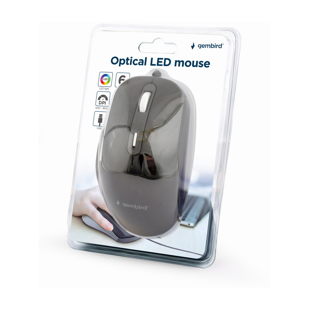 Мышка Gembird MUS-6B-02 USB Black (MUS-6B-02) - 3