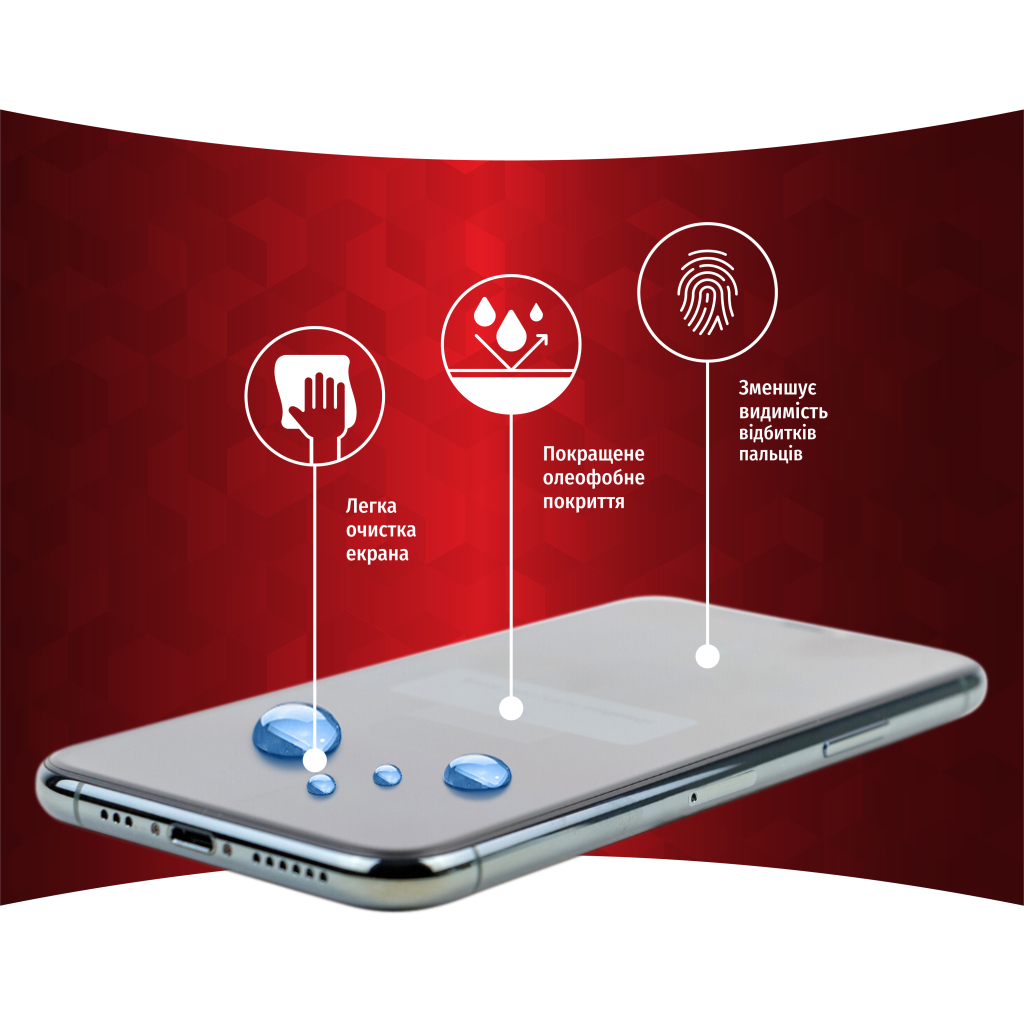 Стекло защитное Intaleo Full Glue Apple iPhone 14 (1283126542077) - 4