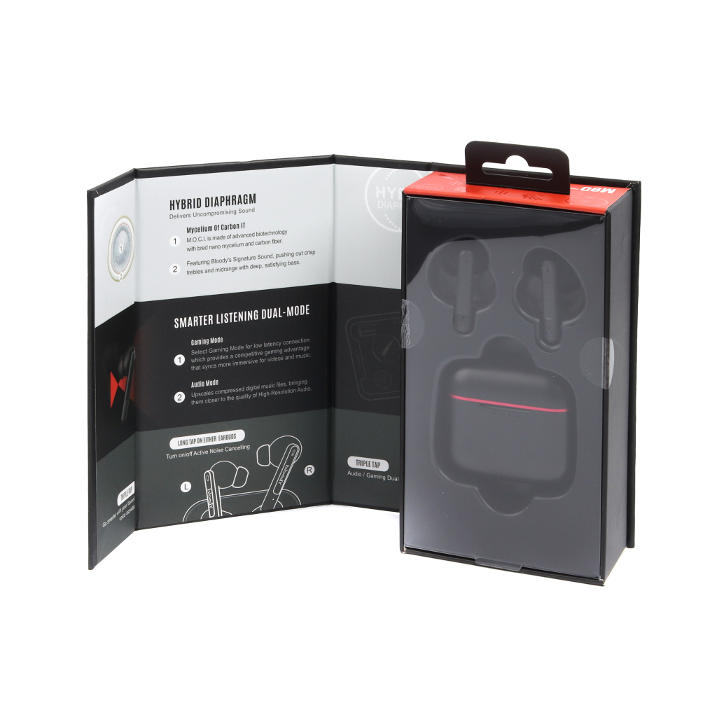 Наушники A4Tech Bloody M90 Black+Red - 9