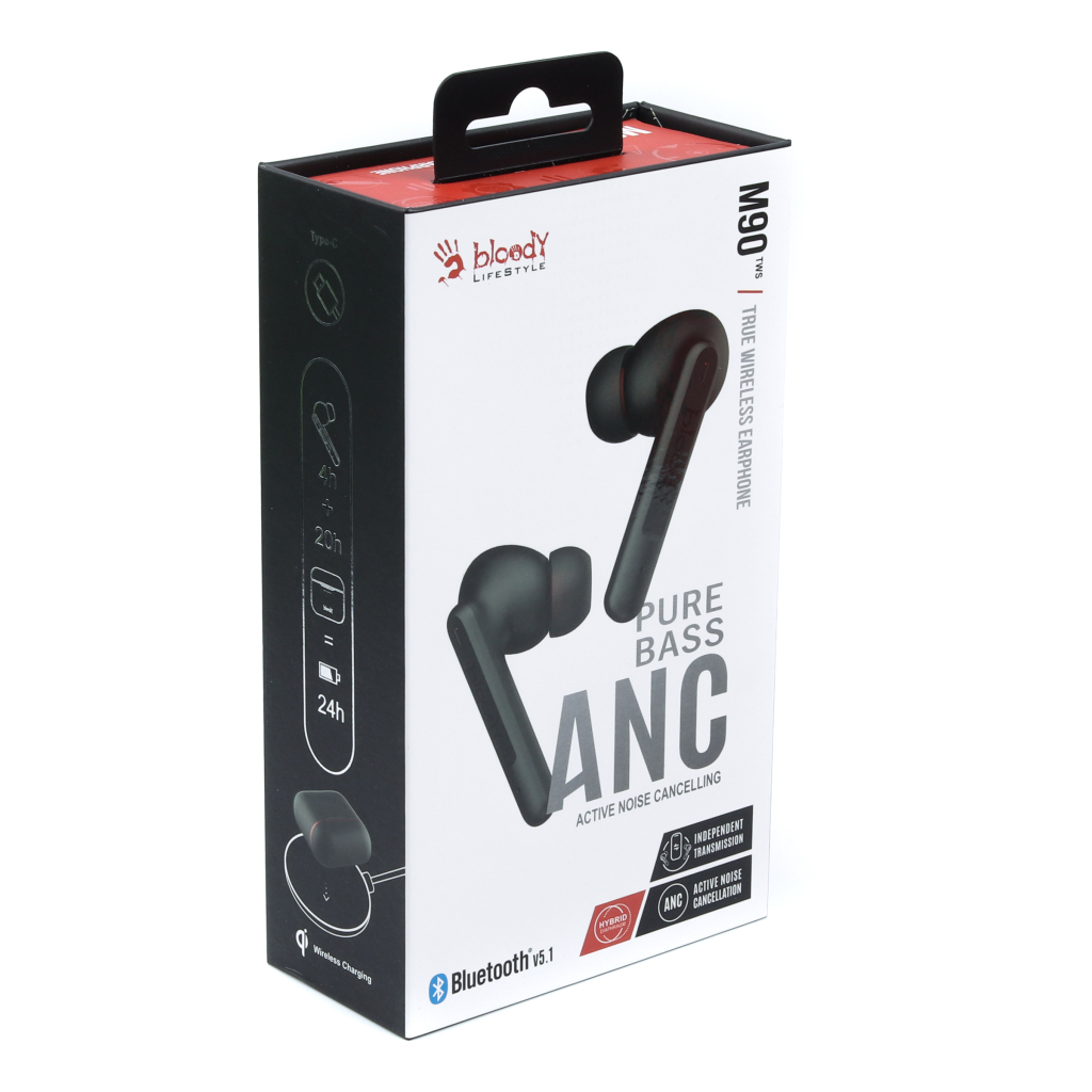 Наушники A4Tech Bloody M90 Black+Red - 10