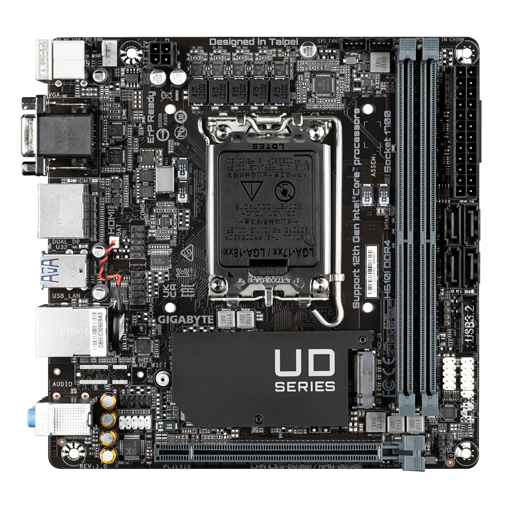 Материнская плата GIGABYTE H610I DDR4 - 1