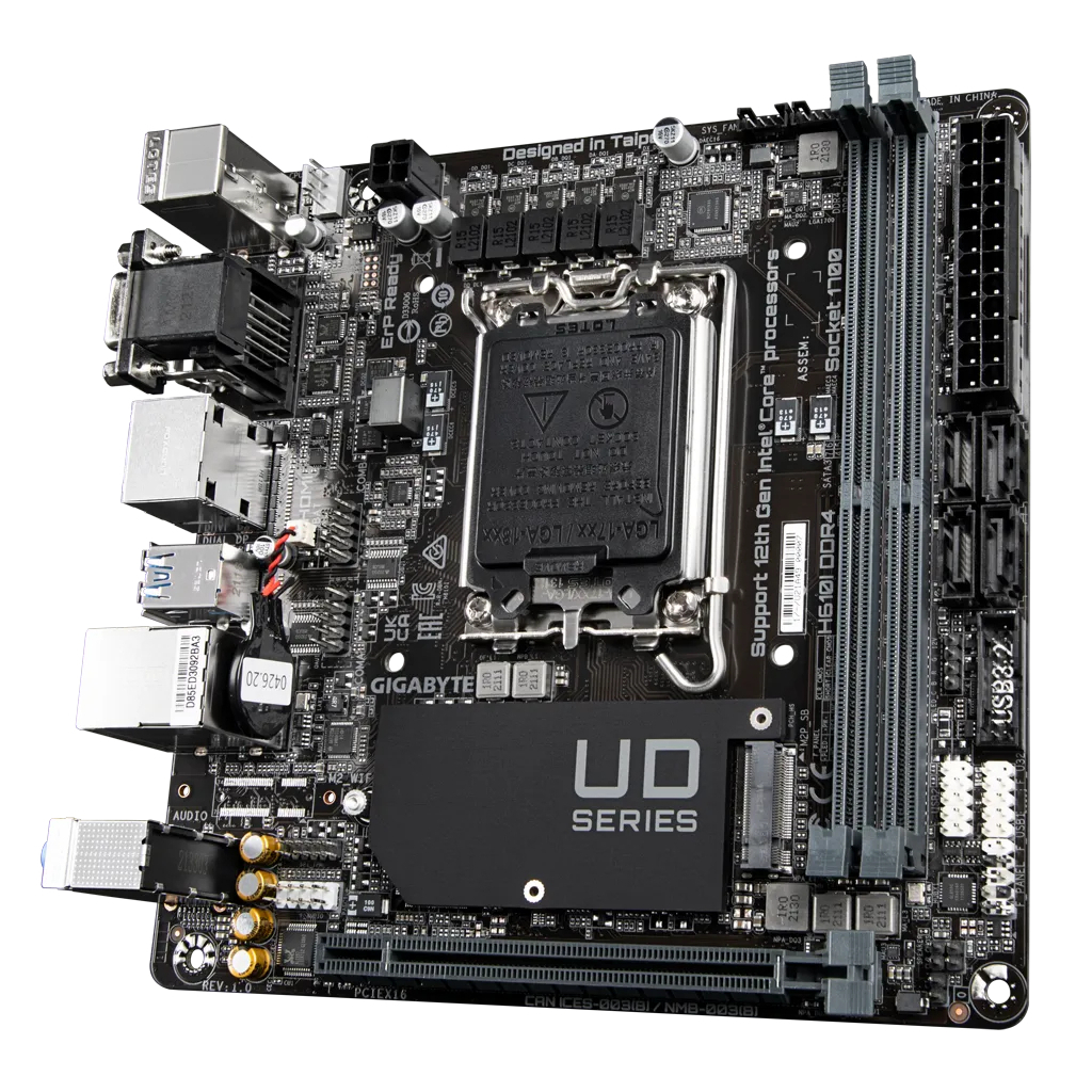 Материнская плата GIGABYTE H610I DDR4 - 3