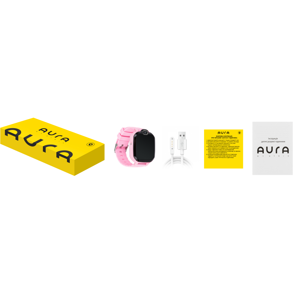 Смарт-часы AURA A3 WIFI Pink (KWAA3P) - 4