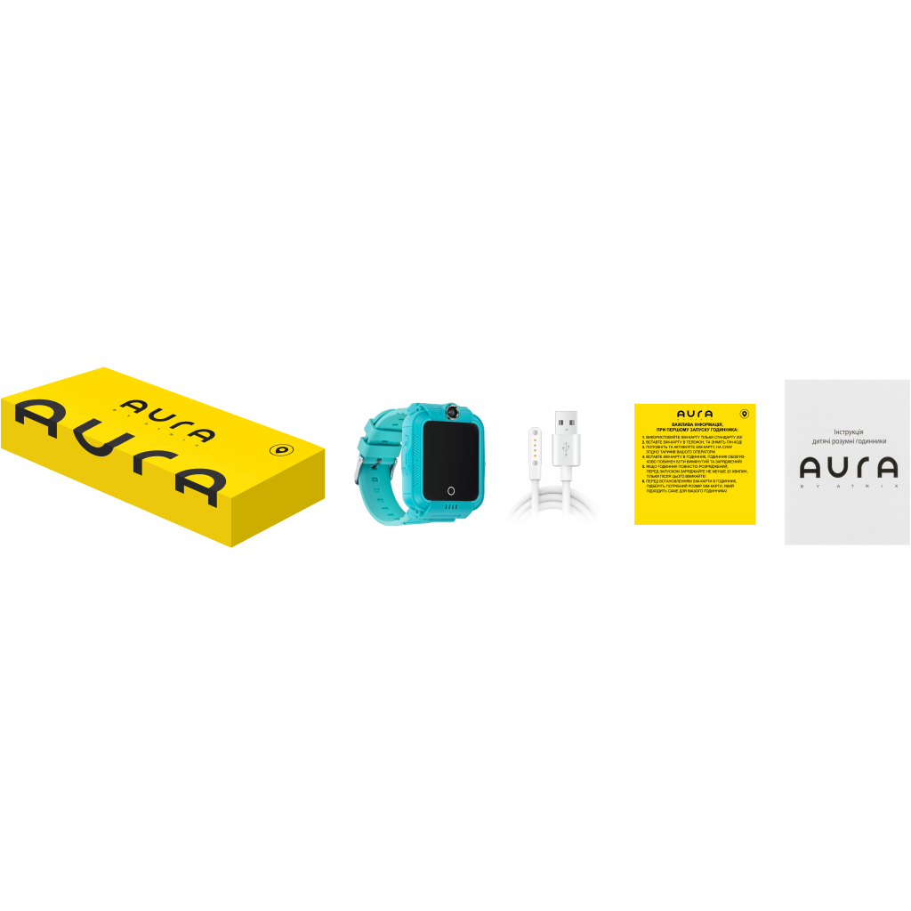 Смарт-часы AURA A4 4G Green (KWAA44GG) - 4