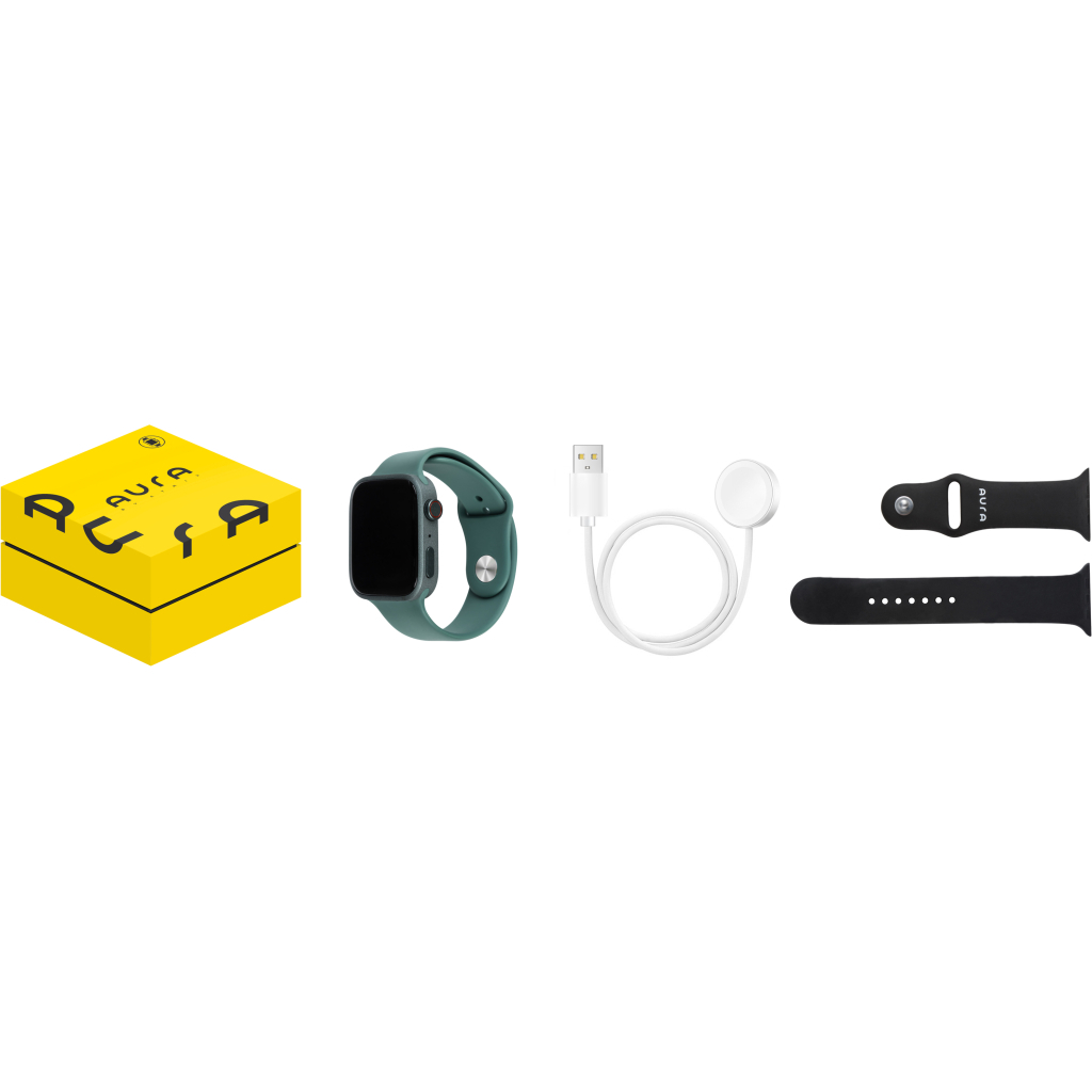 Смарт-часы AURA X1 Pro 44mm Green (SWAX144G) - 4