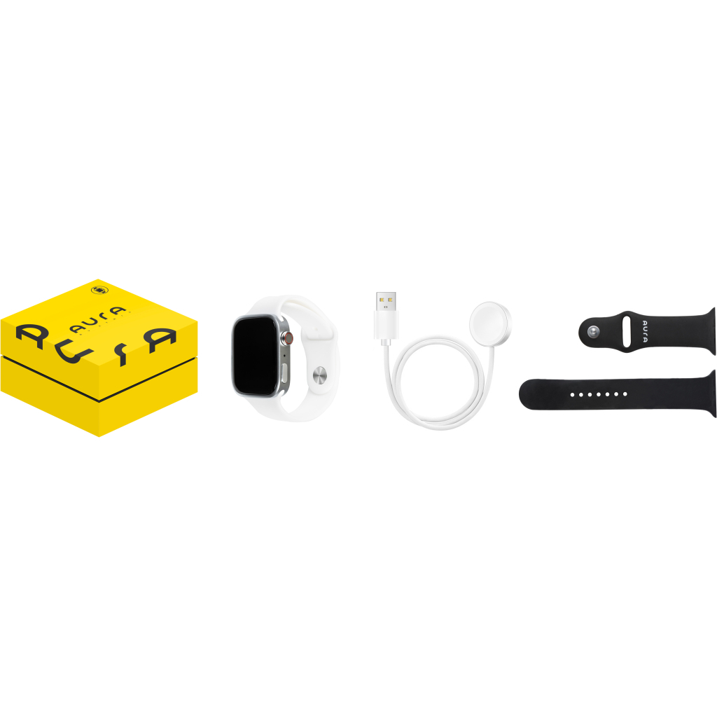 Смарт-часы AURA X2 Pro 44mm White (SWAX244W) - 4