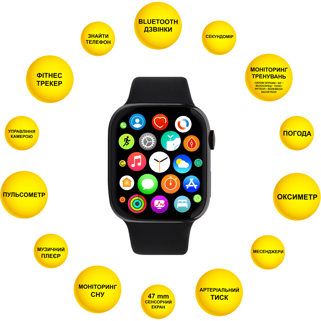 Смарт-часы AURA X3 Pro 47mm Black (SWAX347B) - 3