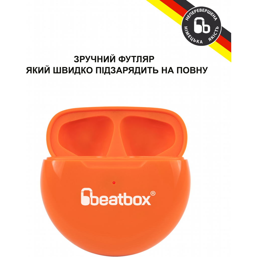Наушники BeatBox PODS PRO 6 Orange (bbppro6o) - 3 Наушники BeatBox PODS PRO 6 Orange (bbppro6o) - 3