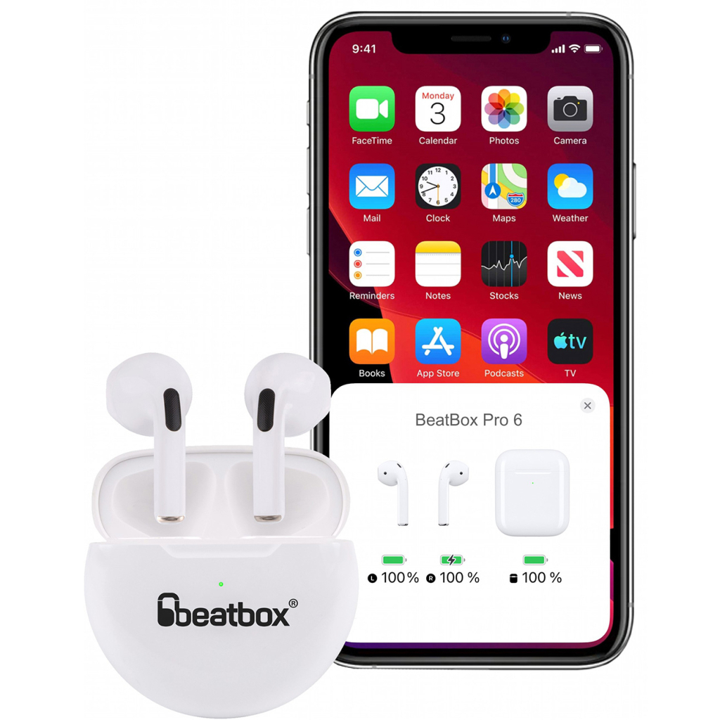 Наушники BeatBox PODS PRO 6 White (bbppro6w) - 4