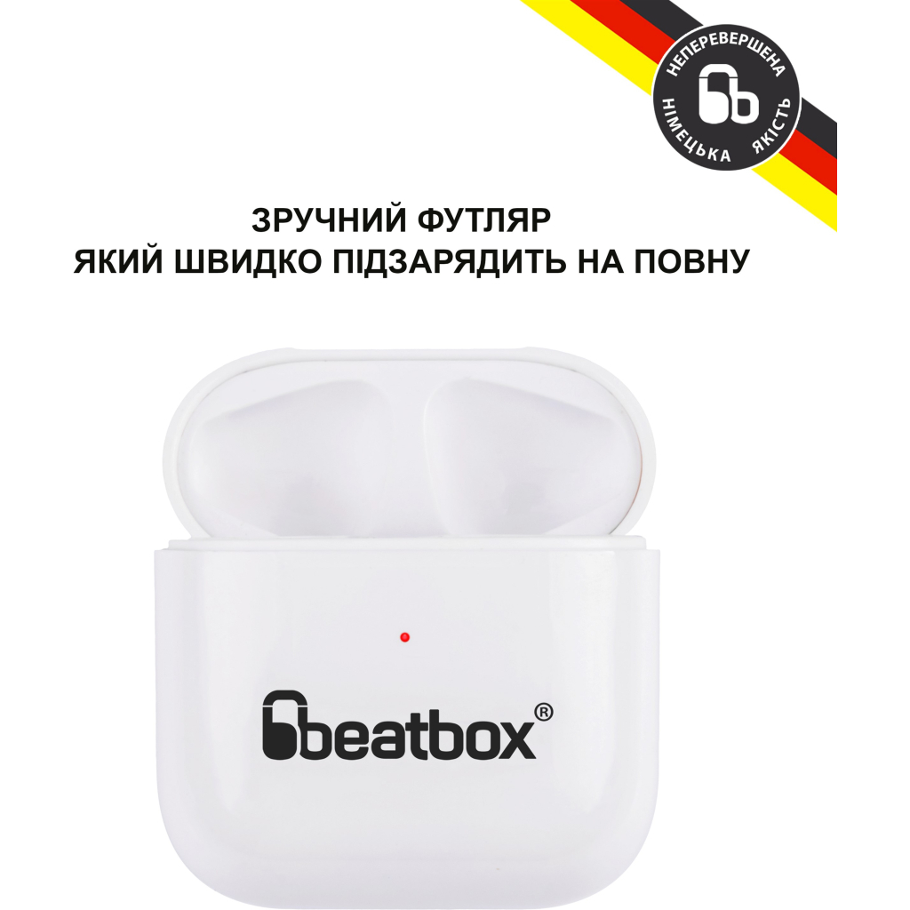Наушники BeatBox PODS PRO Mini White (bbppromw) - 3 Наушники BeatBox PODS PRO Mini White (bbppromw) - 3