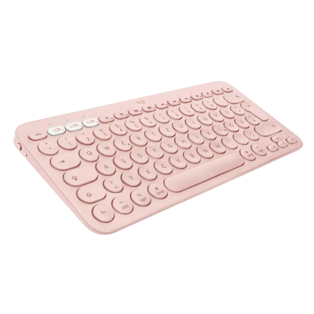 Клавиатура Logitech K380 for MAC Multi-Device Bluetooth UA Rose (920-010406) - 1