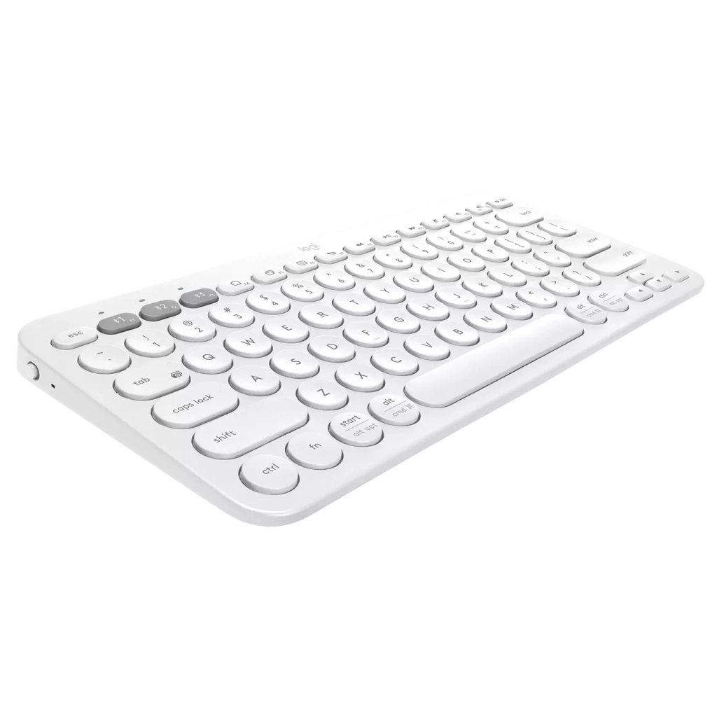 Клавиатура Logitech K380 for MAC Multi-Device Bluetooth UA Off-White (920-010407) - 1