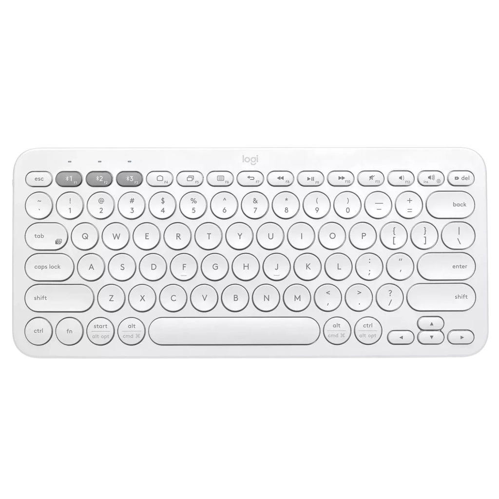 Клавиатура Logitech K380 for MAC Multi-Device Bluetooth UA Off-White (920-010407)