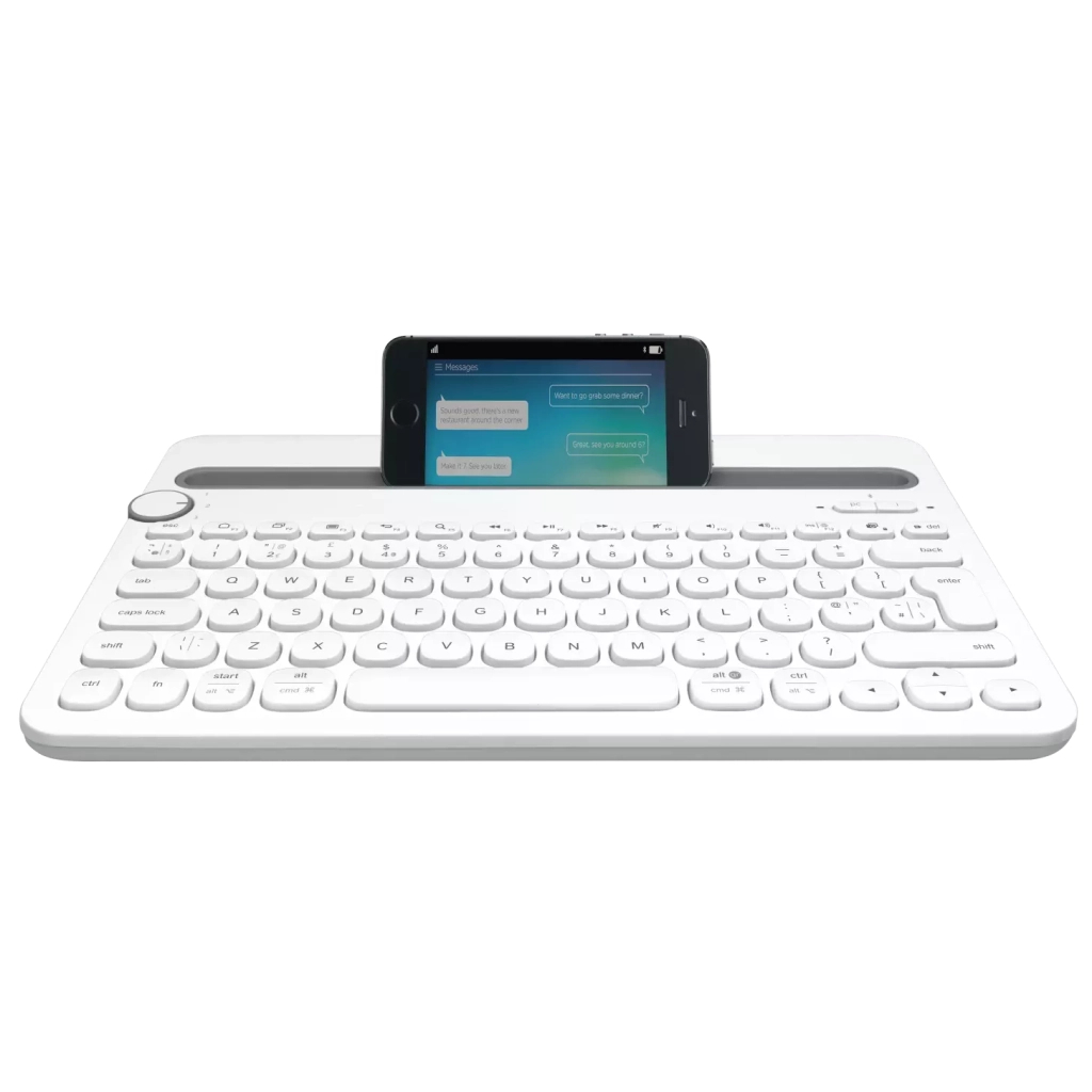 Клавиатура Logitech K480 Multi-Device Bluetooth UA White (920-006367) - 1