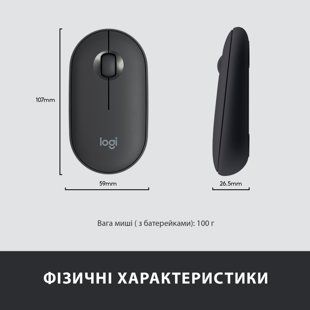Комплект Logitech MK470 Slim Wireless UA Graphite (920-009204) - 8