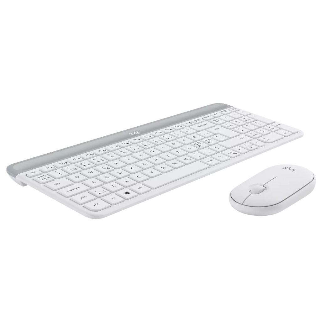 Комплект Logitech MK470 Slim Wireless UA Off-White (920-009205) - 2