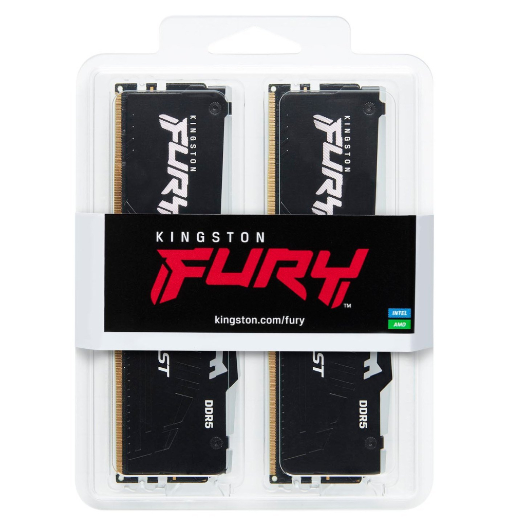 Модуль памяти для компьютера DDR5 16GB (2x8GB) 5200 MHz FURY Beast RGB Kingston Fury (ex.HyperX) (KF552C40BBAK2-16) - 3