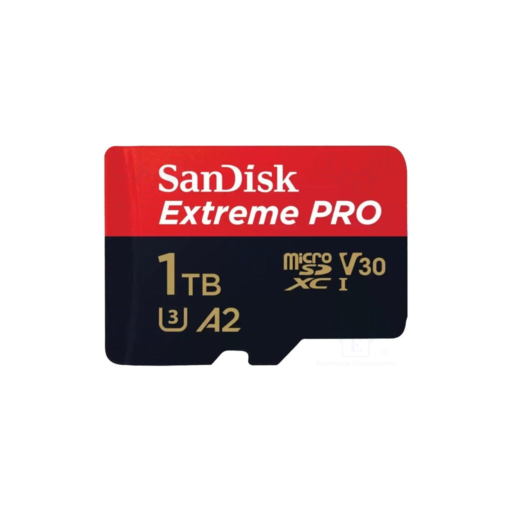 Карта памяти SanDisk 1 TB microSDXC UHS-I U3 Extreme Pro+SD Adapter (SDSQXCD-1T00-GN6MA) - 1 Карта памяти SanDisk 1 TB microSDXC UHS-I U3 Extreme Pro+SD Adapter (SDSQXCD-1T00-GN6MA) - 1